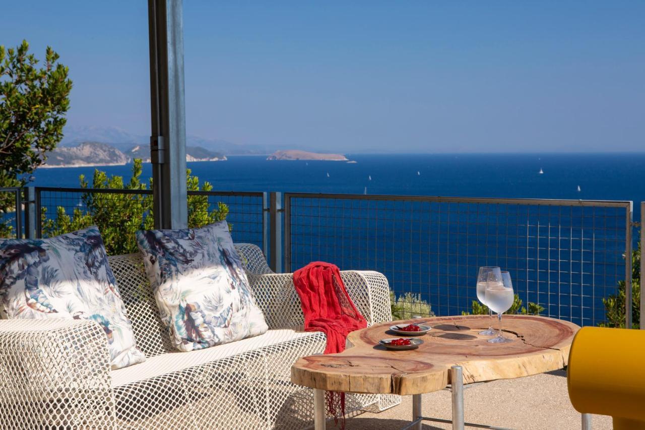 Villa Sirina Of Blue Caves Complex With Amazing View Gurantees Calm And Mind Relaxation 시보타 외부 사진