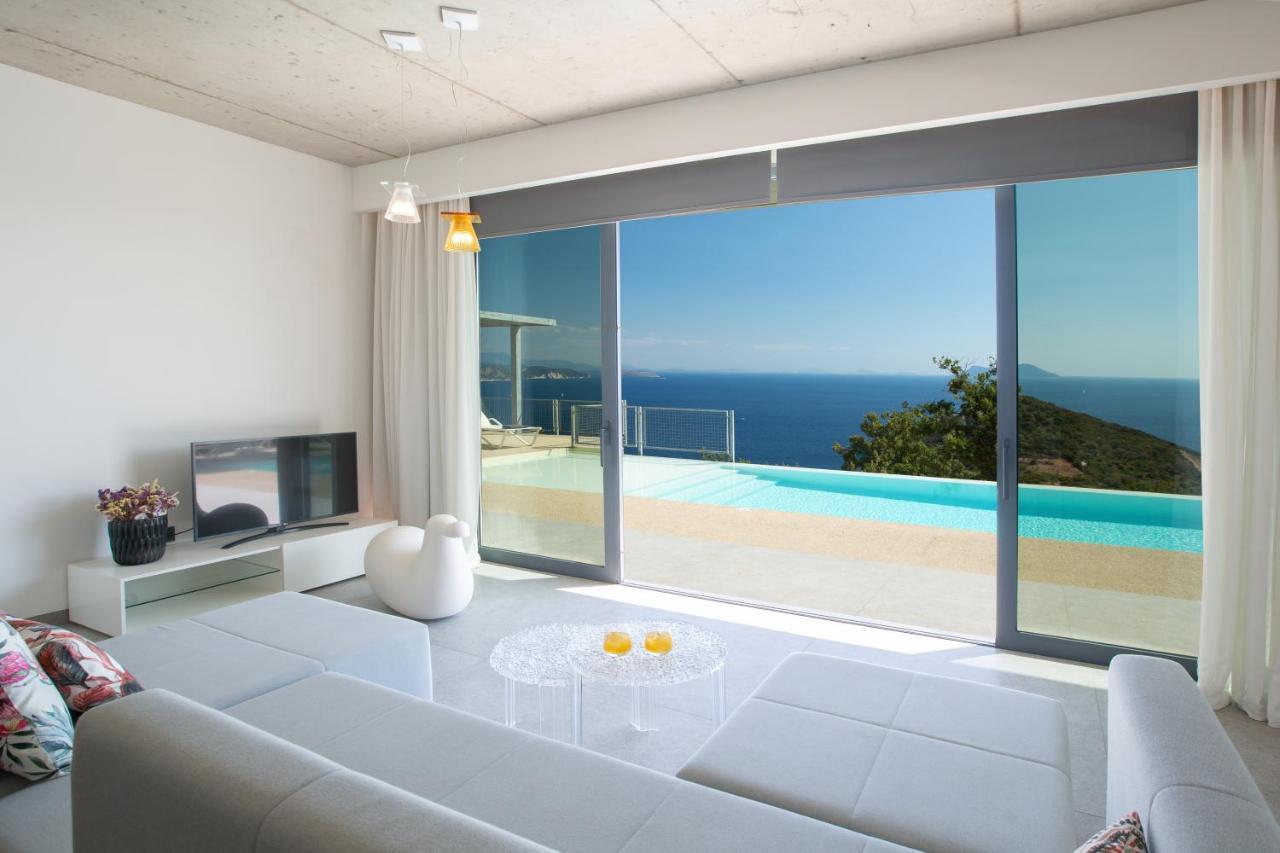 Villa Sirina Of Blue Caves Complex With Amazing View Gurantees Calm And Mind Relaxation 시보타 외부 사진