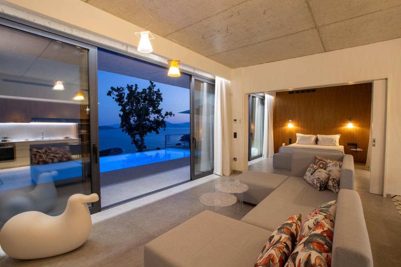 Villa Sirina Of Blue Caves Complex With Amazing View Gurantees Calm And Mind Relaxation 시보타 외부 사진