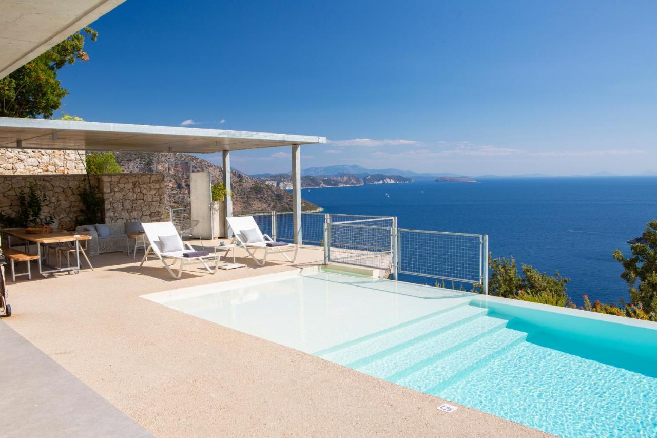 Villa Sirina Of Blue Caves Complex With Amazing View Gurantees Calm And Mind Relaxation 시보타 외부 사진