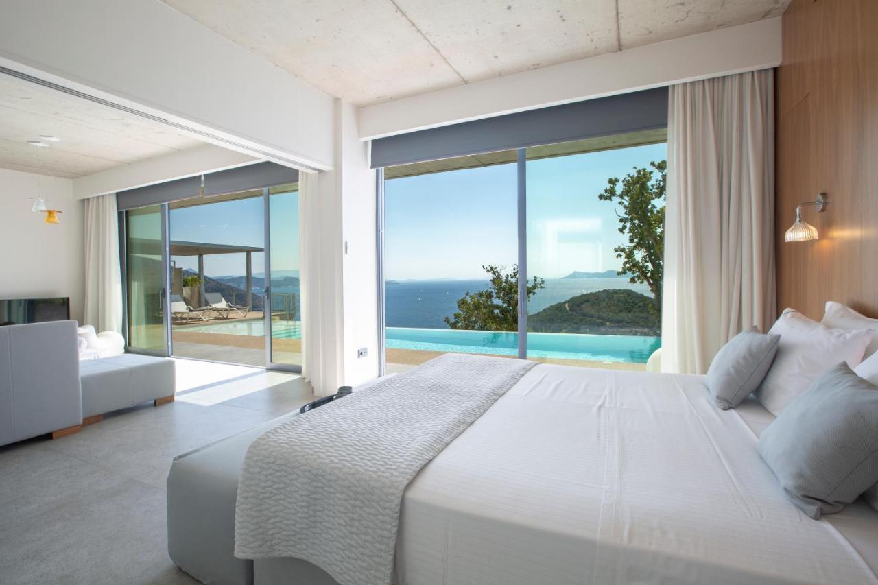 Villa Sirina Of Blue Caves Complex With Amazing View Gurantees Calm And Mind Relaxation 시보타 외부 사진
